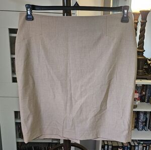 The Limited, pencil skirt. Size 14. Beige.